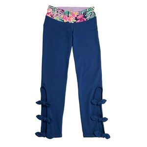 Lilly Pulitzer Luxletic Noelani Weekender Midi Crop Bow‎ Legging size XS